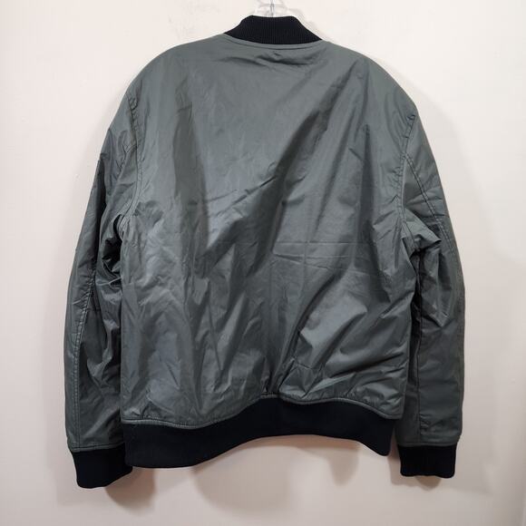 Jordan Craig Legacy edition quilted lined bomber jacket army green men's size L - Picture 3 of 14